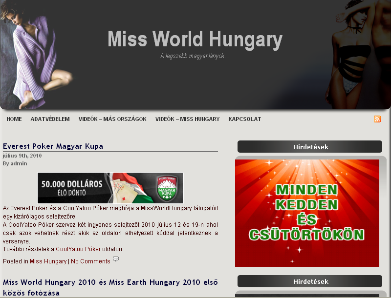 Miss World Hungary Miss World Hungary